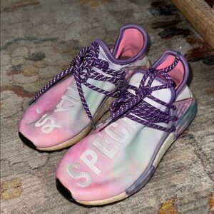 Pharrell x adidas NMD Human Race Trail "Holi Festival" or "Pink Glow" sneakers